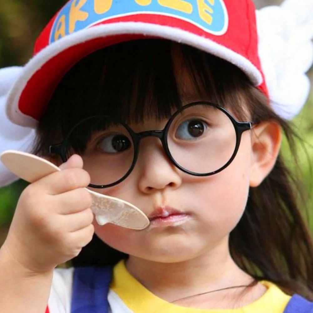 Mắt Kính Gọng Tròn Bằng Pp Siêu Nhẹ Nhiều Màu Thời Trang Cho Bé Trai