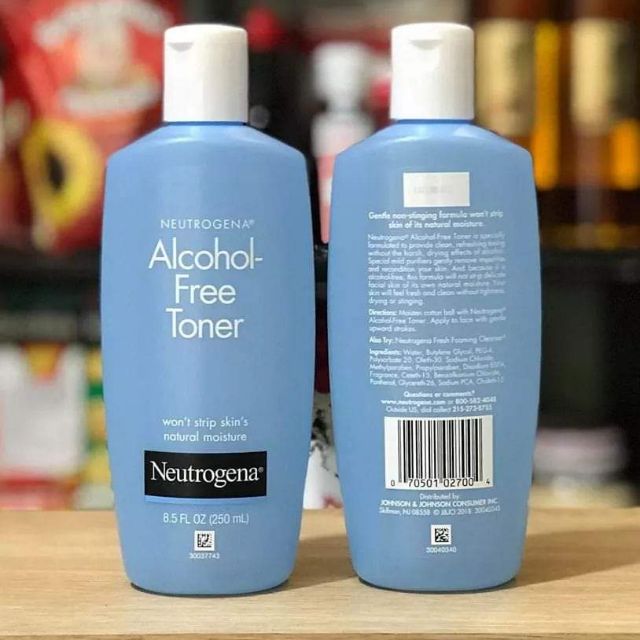 [Nhập Mỹ] Nước hoa hồng không cồn Neutrogena 250ml