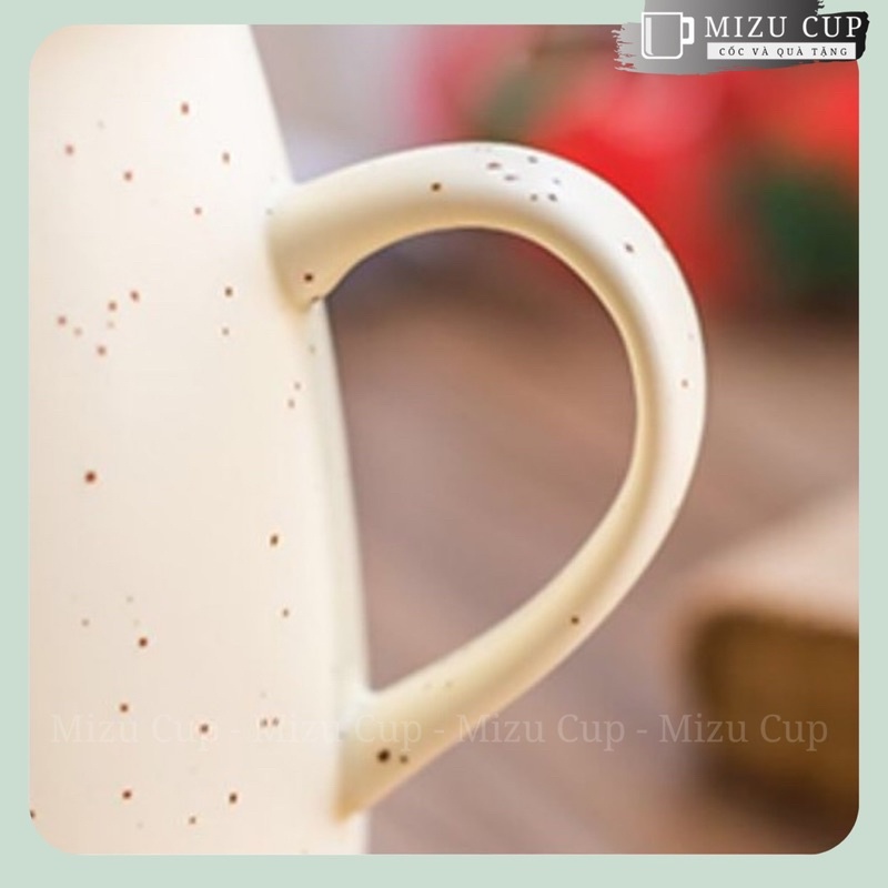 Cốc sứ cao cấp ăn sáng, uống trà, uống cà phê hình bò sữa dễ thương