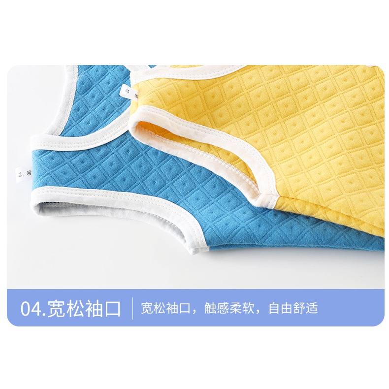 Áo Khoác Phao Lót Lông Cừu Dày Ba Lớp Giữ Ấm Mùa Đông Cho Bé 60-120CM