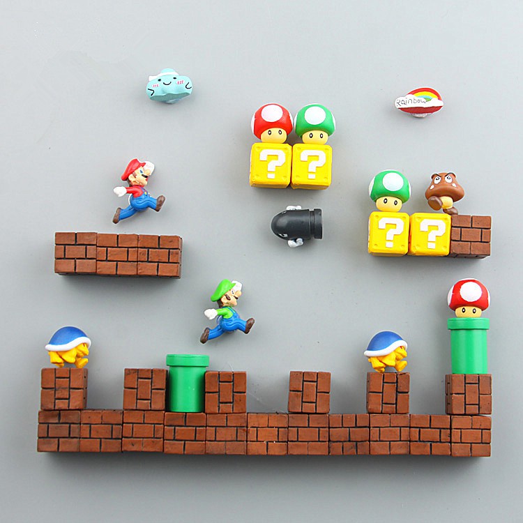 Nam châm trang trí tủ lạnh hình Super Mario