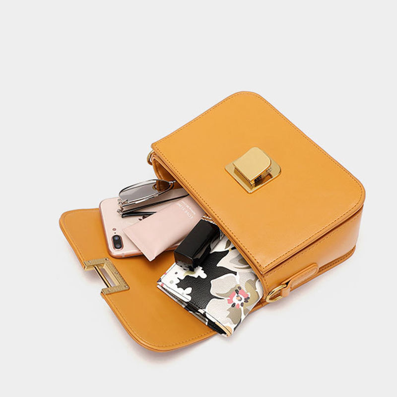 Túi Đeo Chéo Dáng Vuông Nhỏ Dễ Phối Đồ Thời Trang Cao Cấp Cho Nữ