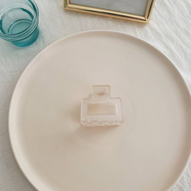 Kẹp tóc càng cua acrylic màu thạch nhiều kiểu dáng tùy chọn phong cách retro thời trang dành cho nữ