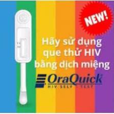 Que Test Hiv Bằng Dịch Miệng,Que Thử HIV OraQuick không cần lấy máu