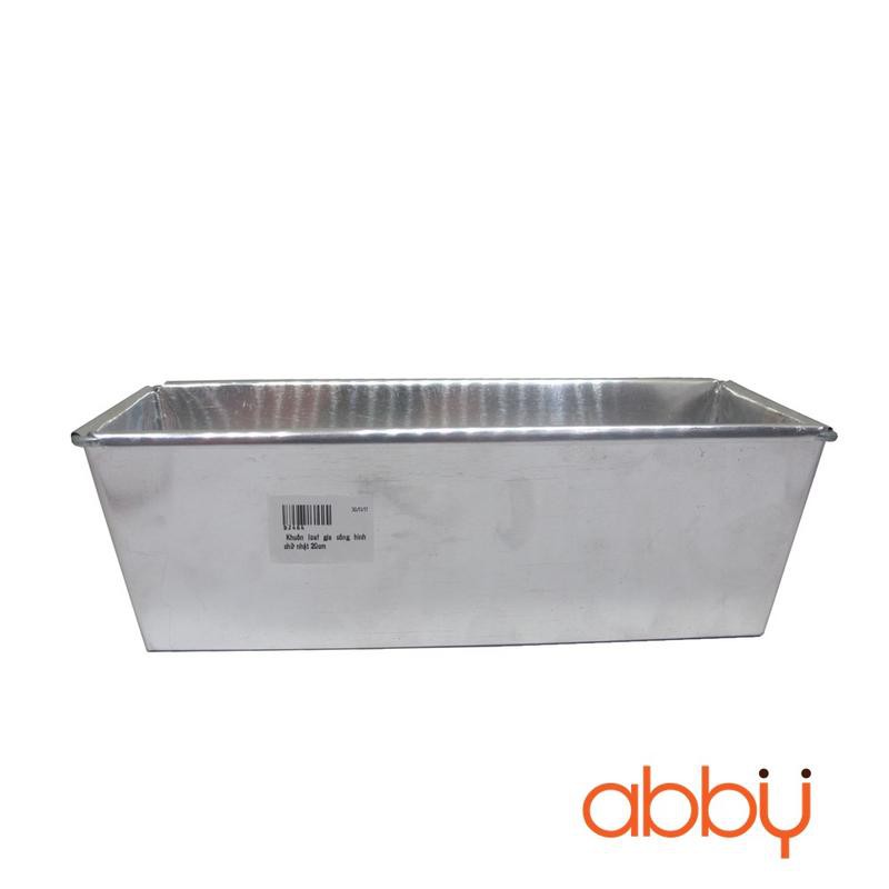 Khuôn loaf gia công hình chữ nhật 20cm