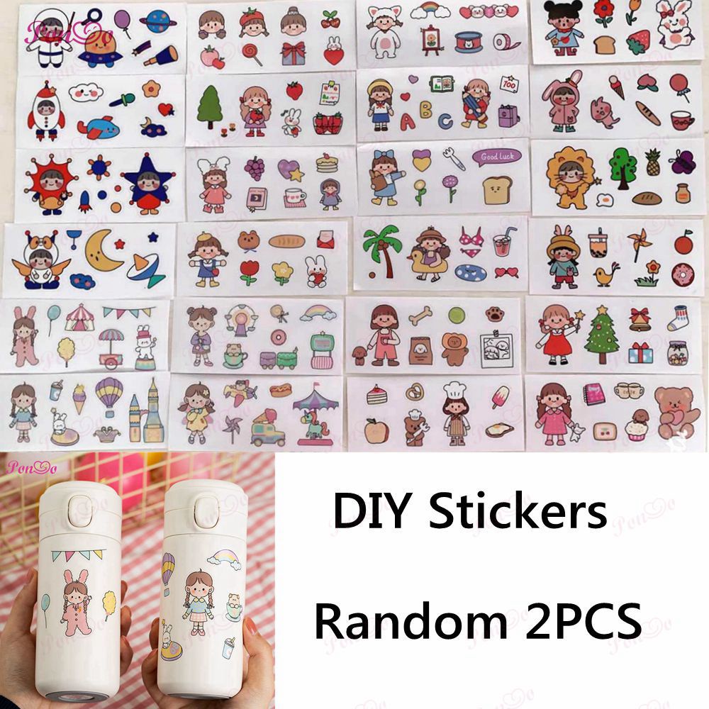 Bình nước dung tích 1.5l/2000ml họa tiết hoạt hình dễ thương