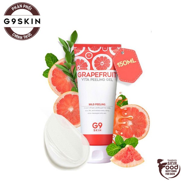 Gel Tẩy Tế Bào Chết Chiết Xuất Từ Bưởi G9SKIN Grapefruit Vita Peeling Gel 150ml