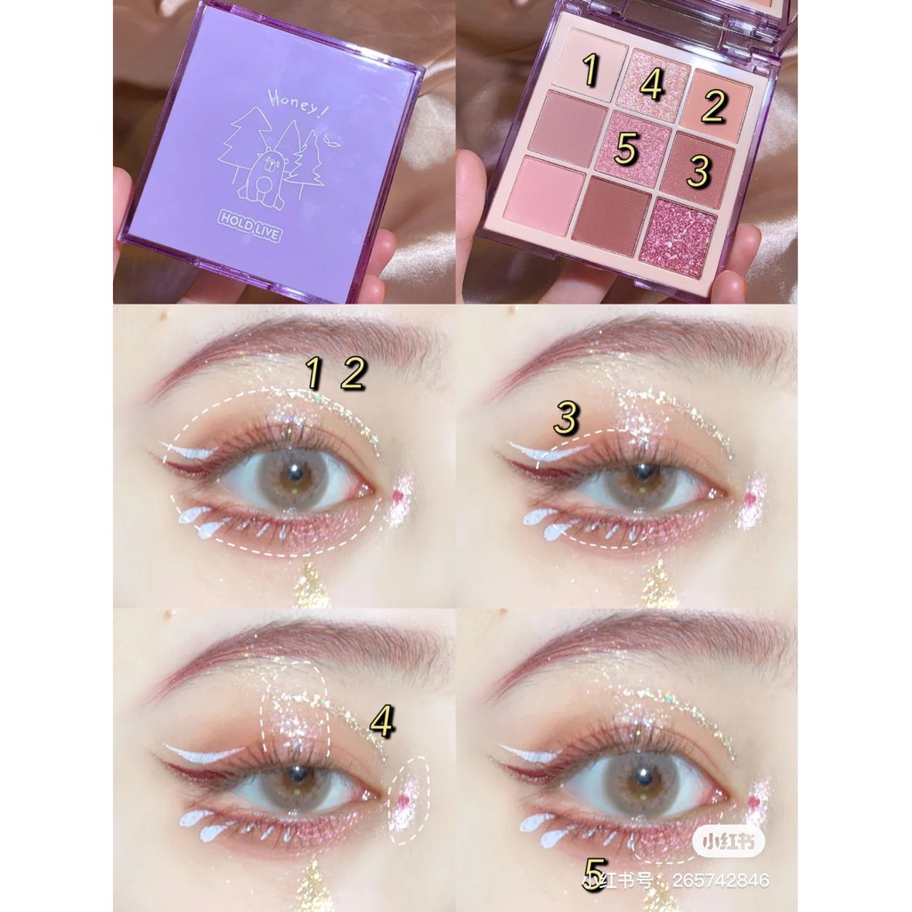 [HOLD LIVE] Bảng mắt 9 ô Hold Live Maddie Bear (HL469) | BigBuy360 - bigbuy360.vn