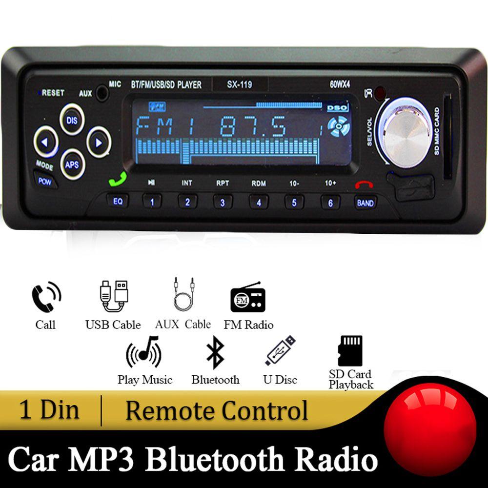 Máy Nghe Nhạc MP3 FM / USB / AUX Gắn Bảng Điều Khiển Dành Cho Xe Hơi