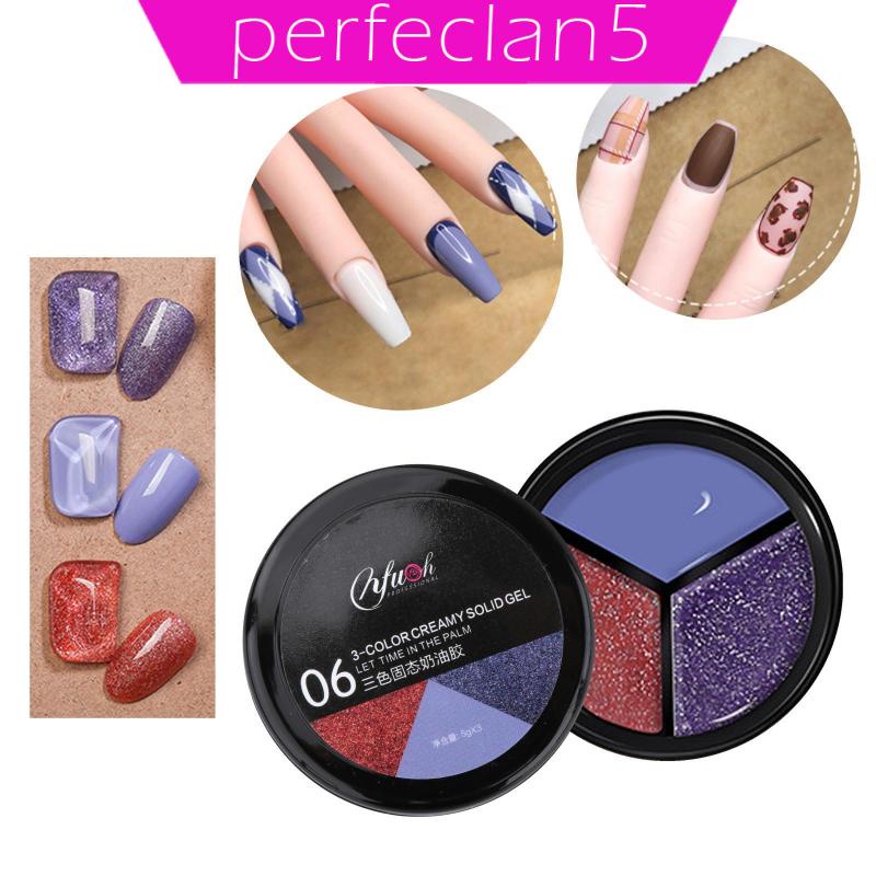 Sơn móng tay 3 màu lâu trôi óng ánh