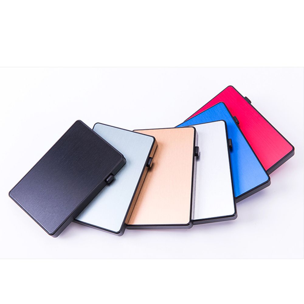 UPSTOP Ví đựng thẻ tín dụng bằng nhôm mỏng đa năng khóa RFID tự động mở nhiều màu cho nam