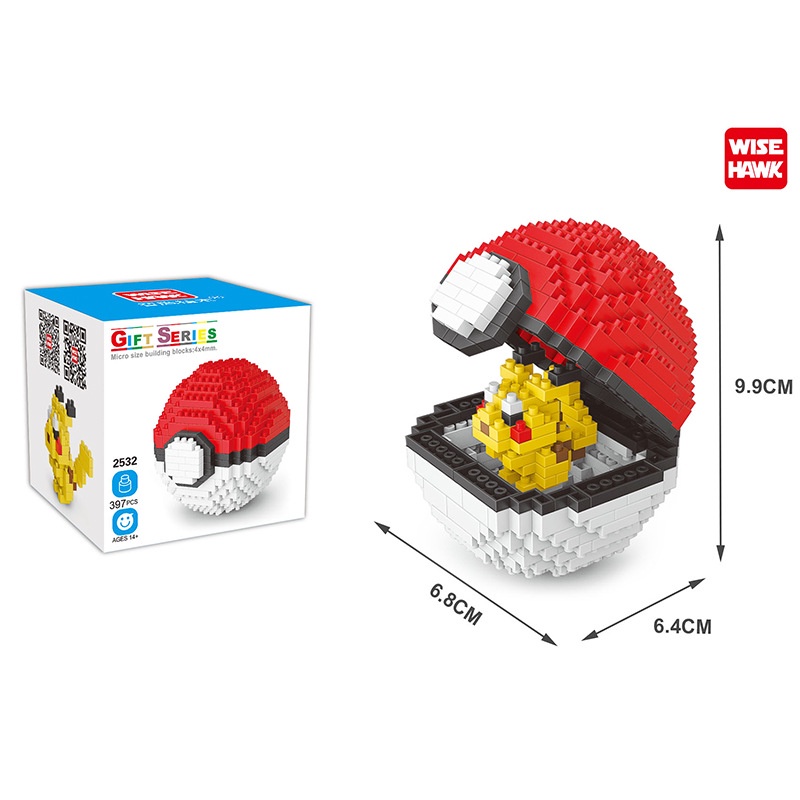 Bộ Đồ Chơi Xếp Hình Pokemon Độc Đáo Dành Cho Trẻ Em
