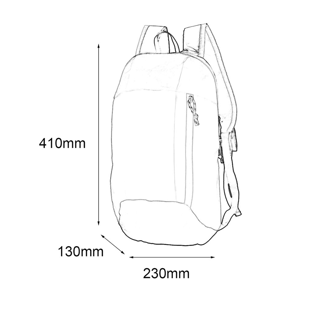 Balo đeo vai bằng nylon chống thấm nước cho nam nữ khi chơi thể thao/du lịch/cắm trại/thường ngày