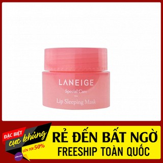 [SALE]Mặt nạ dưỡng cho môi khi ngủ hãng Laneige 3gram- PKTQ