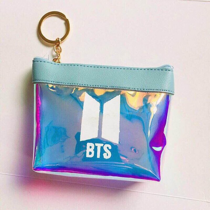 Ví đựng thẻ hologram BANGTAN BOYS BLACKPINK bóp cầm tay để tiền kiểu Hàn quốc