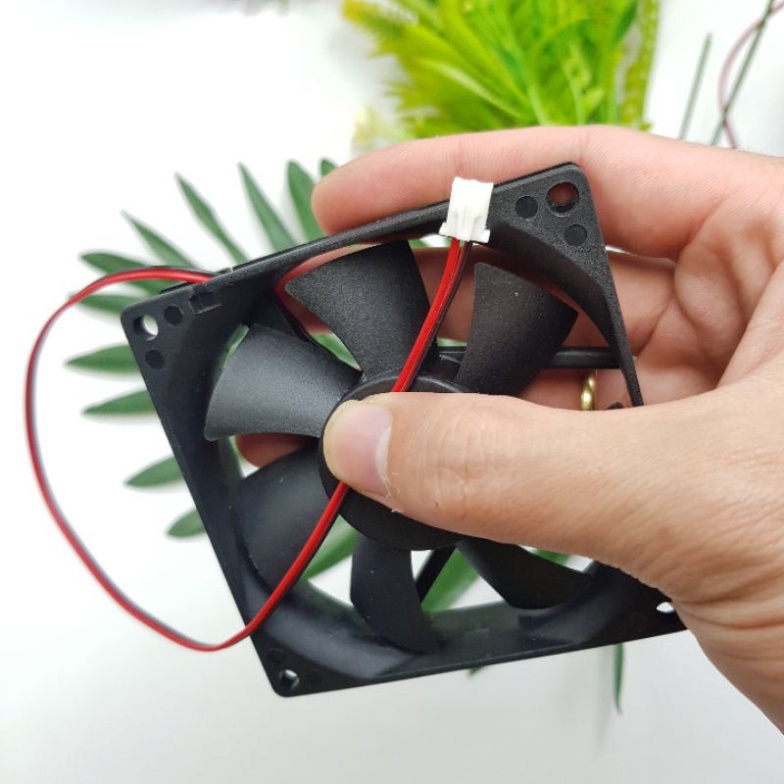 Quạt Tản Nhiệt 5V 8x8CM 3200RPM 2 Chân Quạt hút mùi tản thồi nhiệt cho thiết bị KhoDienTu