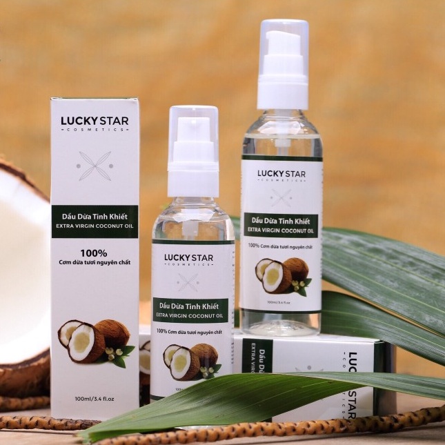 Tinh dầu dừa Lucky Star Extra Virgin Coconut Oil 100ml