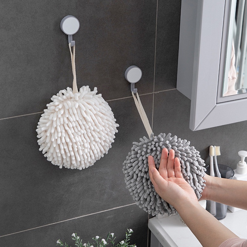 Khăn lau tay nhà bếp san hô - bông lau tay siêu hút nước nhanh khô tiện lợi