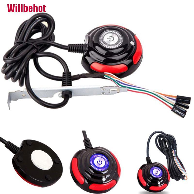 [Willbehot] Push Button On Off Reset Switch Desktop Pc Computer Case Power Supply Accessory [Hot]
