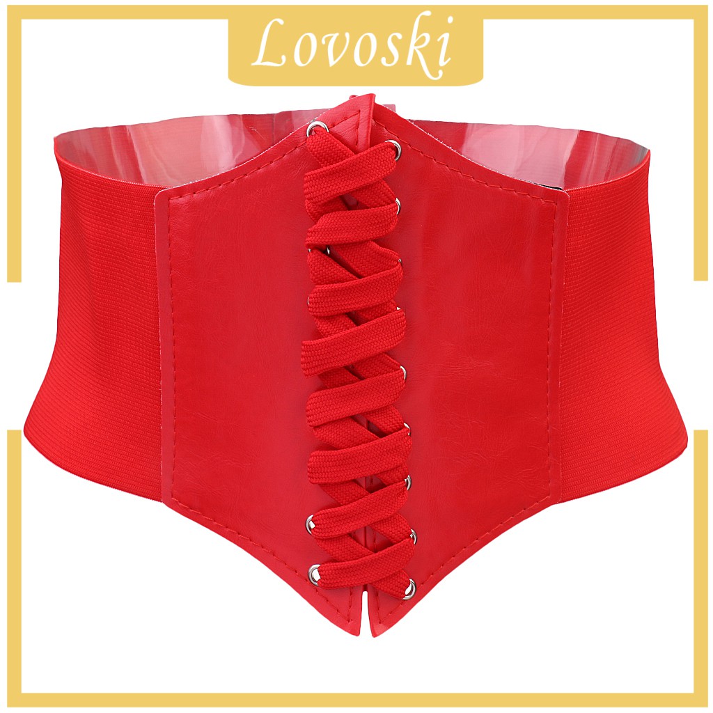 Đai Nịt Bụng Bản Rộng Co Giãn Màu Đen Thời Trang Cho Nữ