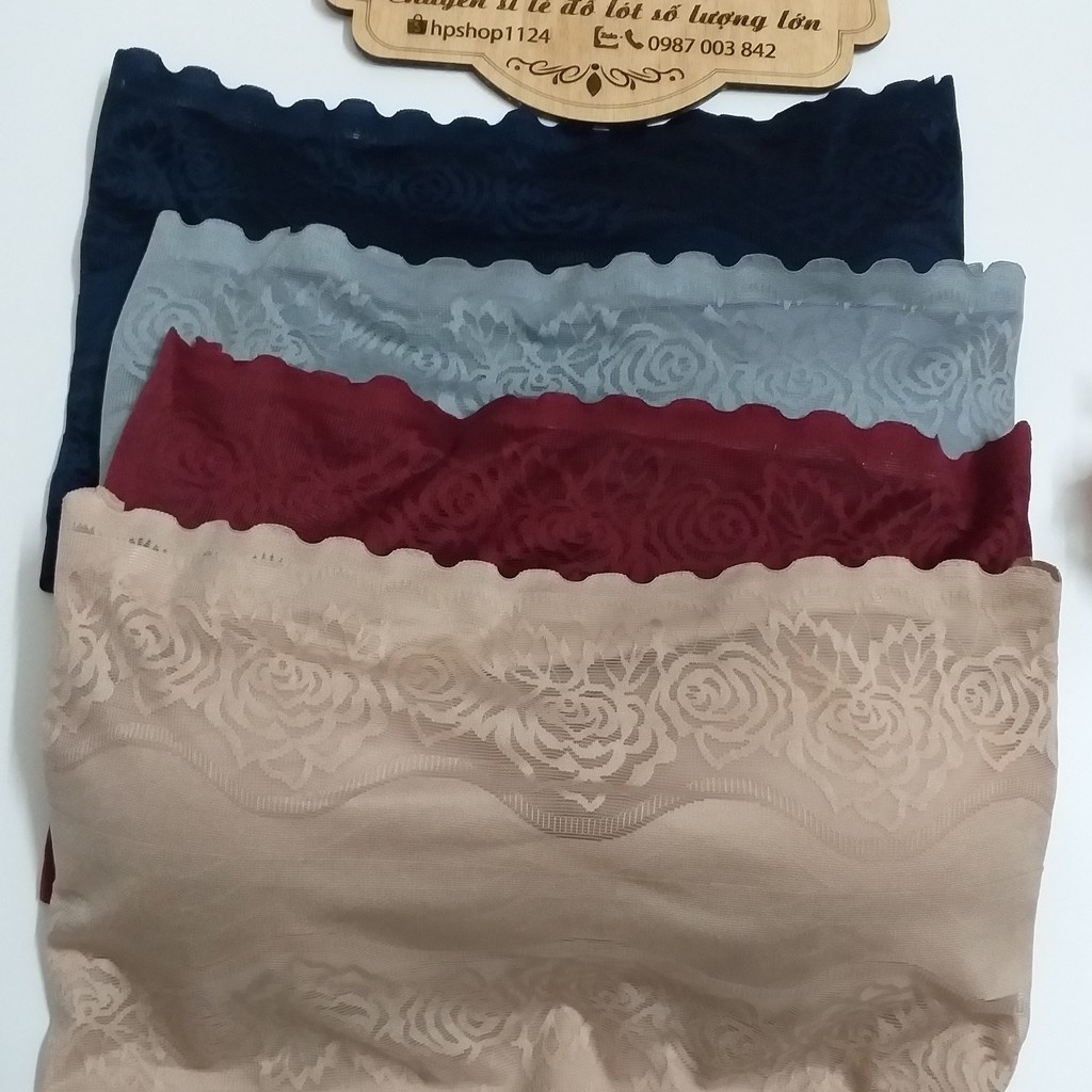 THANH LÝ Áo bra đúc không dây phối ren mềm mại 6030