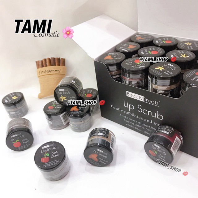 [Beman123]  TẨY TẾ BÀO CHẾT MÔI BEAUTY TREATS LIP SCRUB