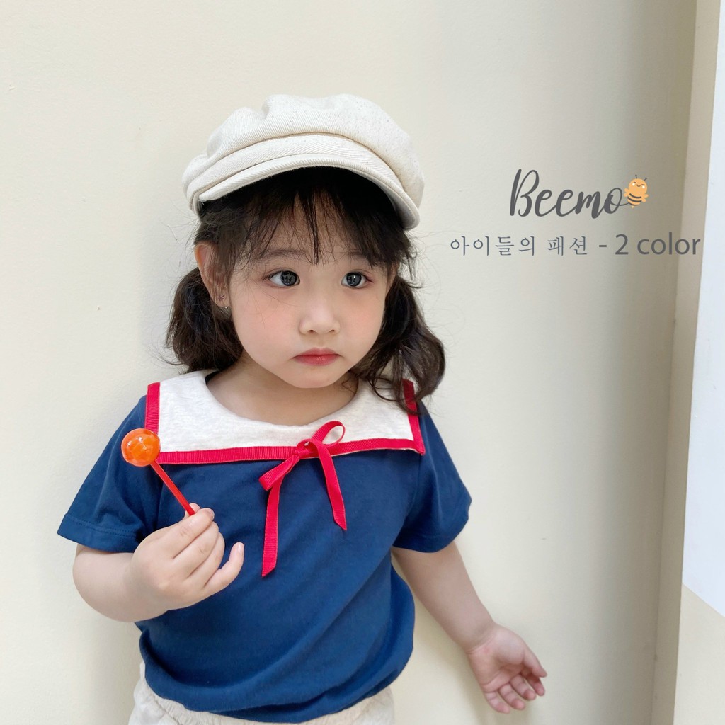 Beemo - Giá 89K - Sỉ Ri 12  -  Set Thủy Thủ Hàn Quốc Siêu Hot Hit  Bộ Cotton Hè Mát Cho Bé Gái, Bé Trai