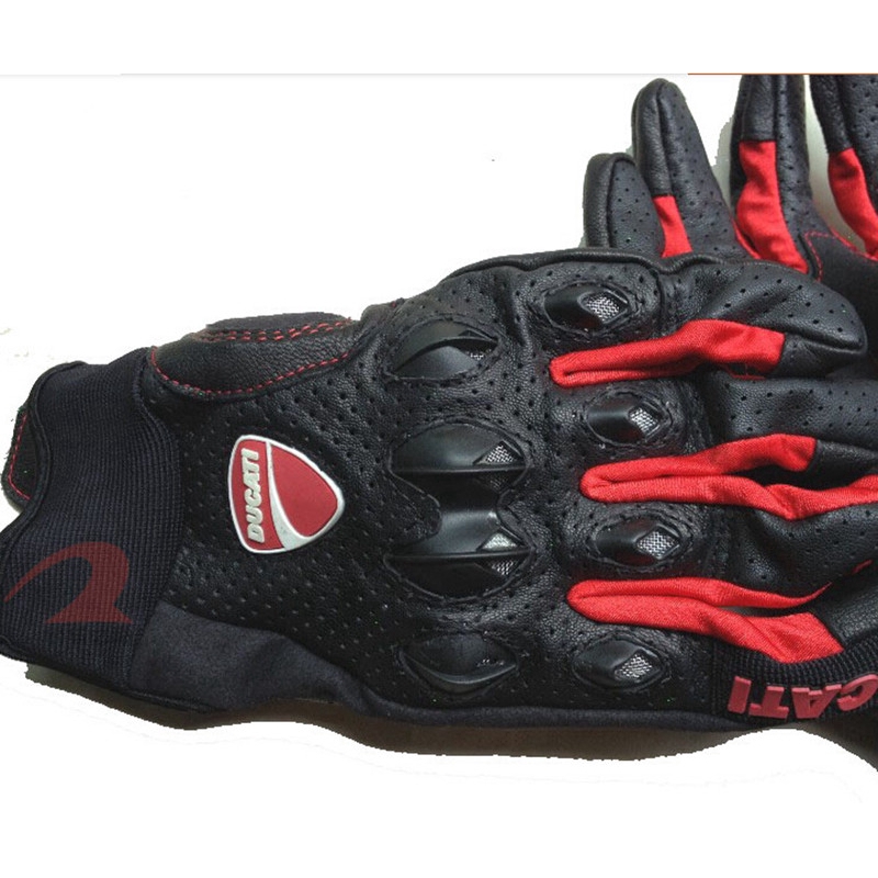 Găng tay da thật Ducati challenge