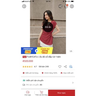 [Thanh lý] Áo tubycatu size s