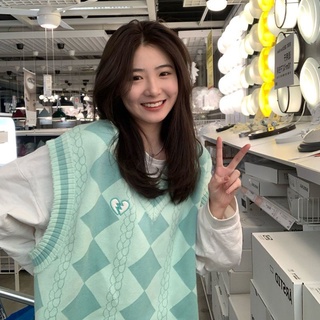 Gl27 - áo gile len ulzzang màu pastel