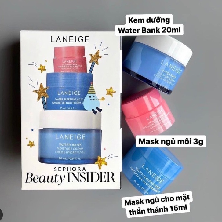 Bộ Dưỡng Laneige Sephora Beauty Insider [Kit 3 món]