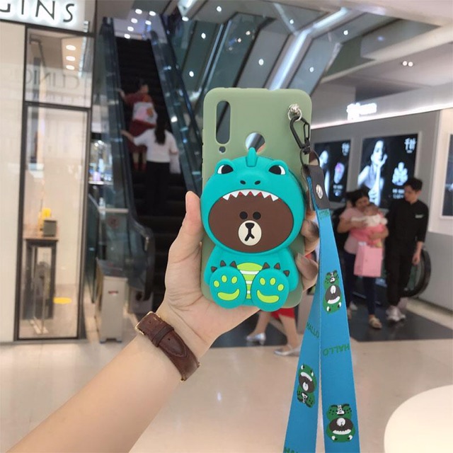 Ốp lưng TPU hình gấu brown và thỏ cony cho điện thoại oppo R9 f1Splus r11 R15X pro r17 F11 K1 A7X/F9 A5 A3 r15 17pro A57 | BigBuy360 - bigbuy360.vn