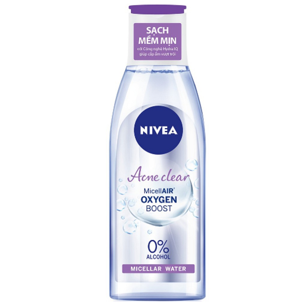 Nước tẩy trang Nivea cho da mụn Acne Care Makeup Clear Micellar Water (200ml)