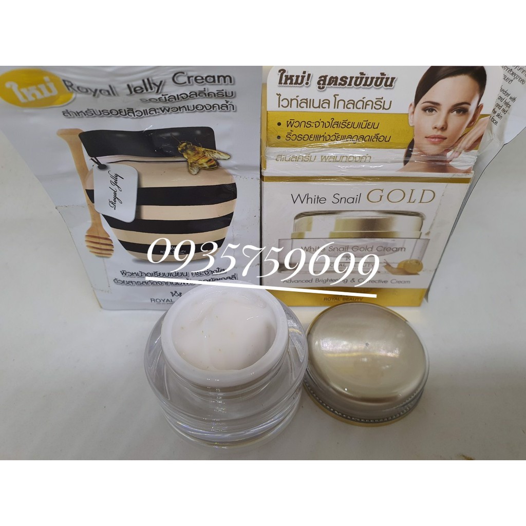 Kem Dưỡng Da Nâng Cơ Mặt White Snail Gold ỐC SÊN [CHÍNH HÃNG] Thái Lan+QUÀ TẶNG ĐI KÈM