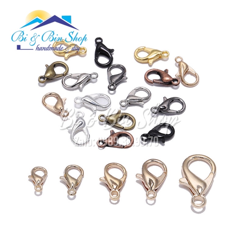 Gói 20 Cái Móc Càng Cua Làm Vòng Đeo Tay, Dây Chuyền, Trang Sức Handmade - PK422