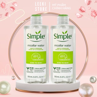 Nước Tẩy Trang Dịu Nhẹ Simple Kind To Skin Micellar Water 200ml