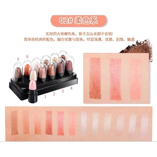 Bộ sáp bóng mắt highlight 12 thỏi maycreate