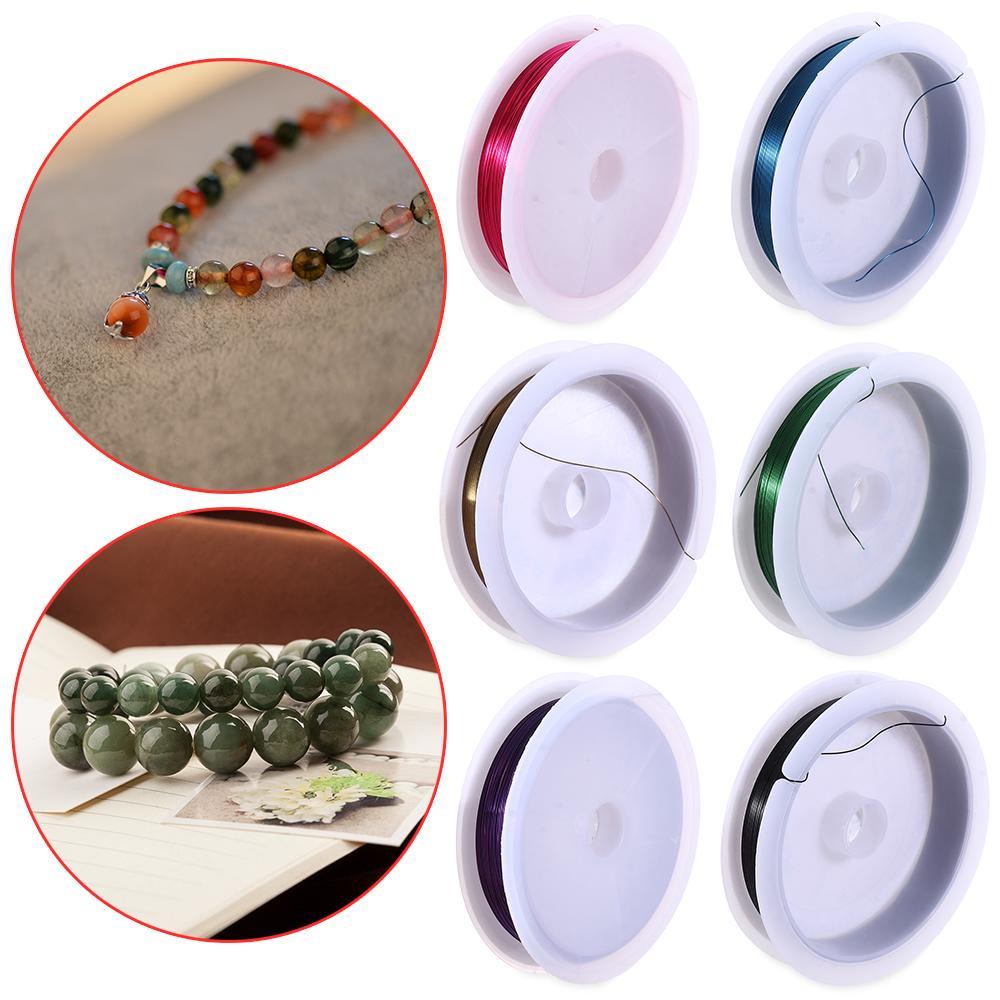Cuộn Dây Đồng Xỏ Hạt Làm Vòng Cổ Thủ Công DIY Mới