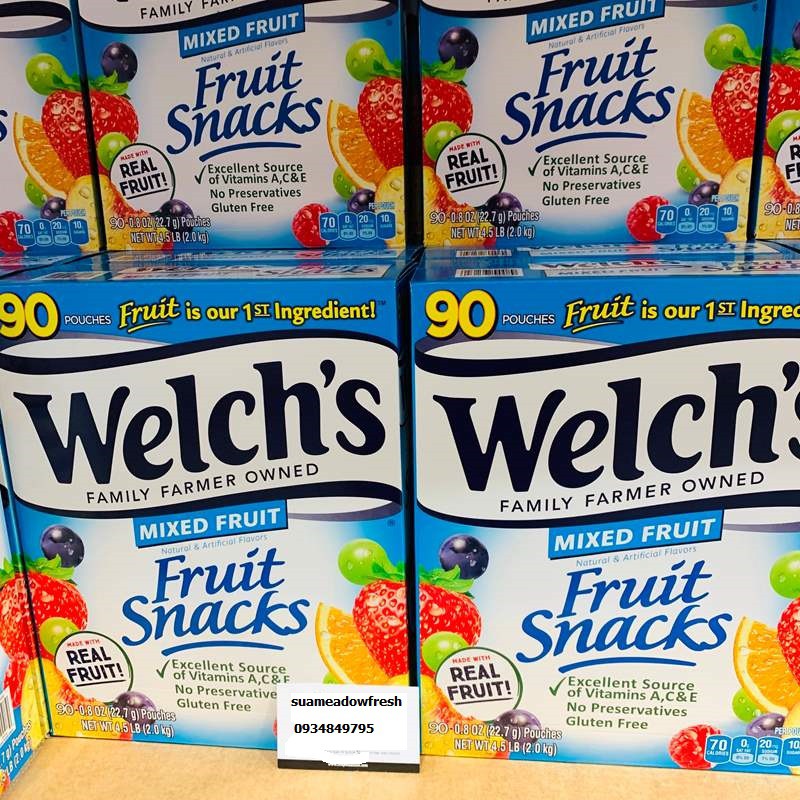 [COMBO 3 GÓI] KẸO DẺO TRÁI CÂY WELCH'S 22.7g/gói