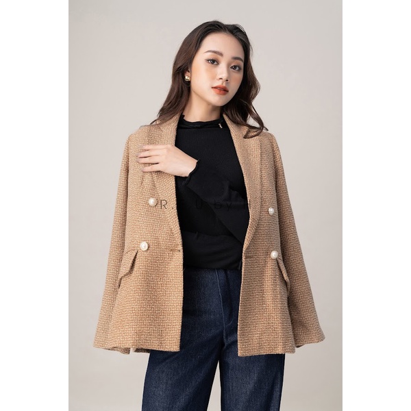 Áo vest dạ 21VT023 Dạ Tweed | BigBuy360 - bigbuy360.vn
