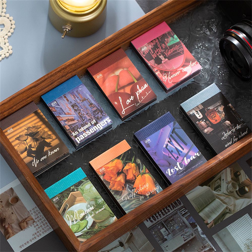 Bộ 60 Miếng Dán Trong Suốt Chống Nước Dùng Trang Trí Sổ Tay/ Album Ảnh