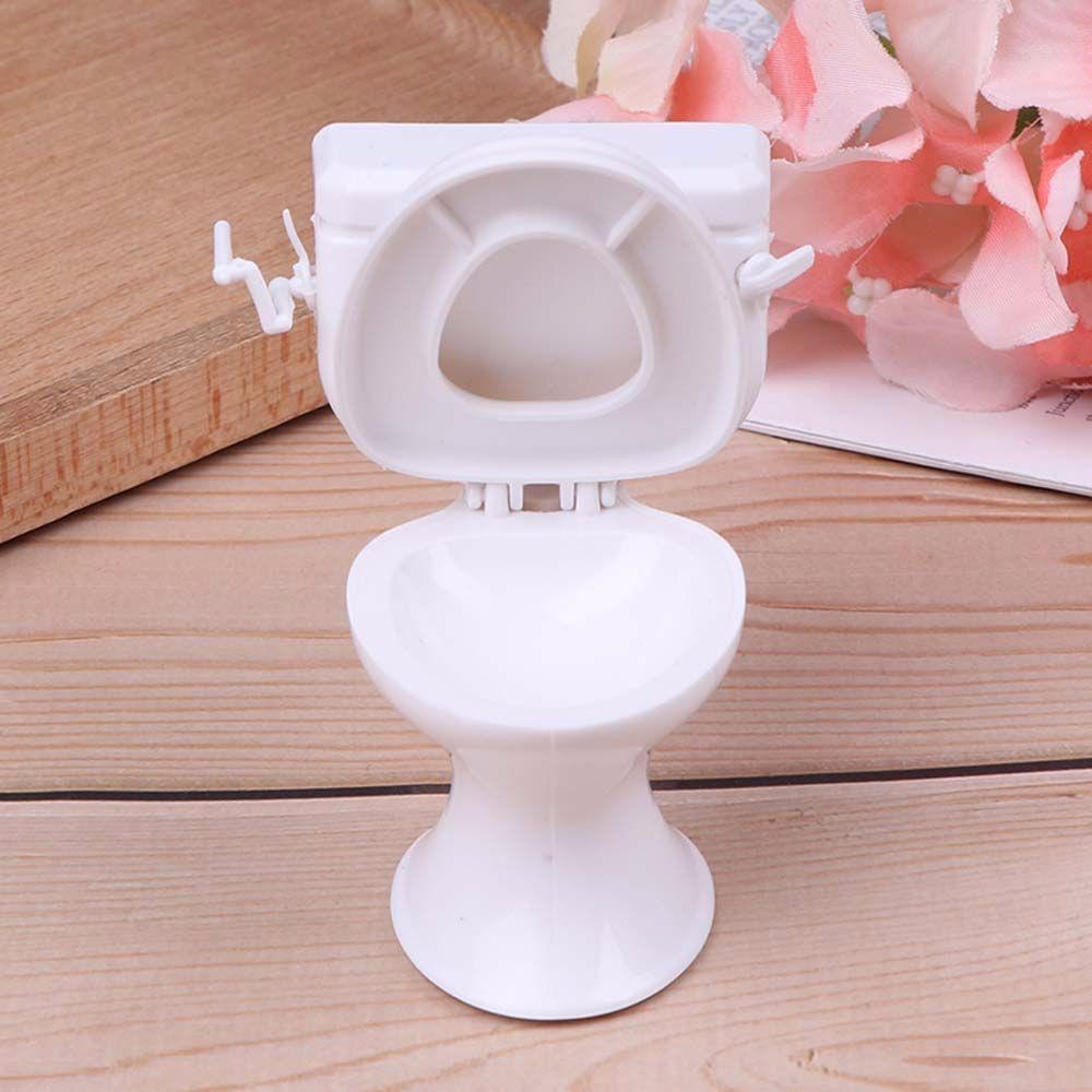 1 Mô Hình Bồn Cầu Mini Trang Trí Nhà Búp Bê