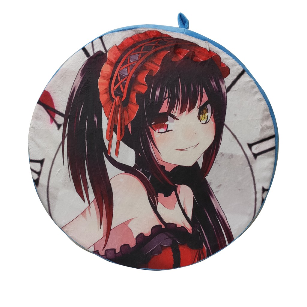 Đệm tựa lưng, gối ôm tròn, nệm ngồi in hình Anime Date A Live - Otaku Shop