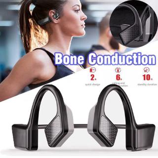 Bluetooth Wireless Earphone Headset Bone Conduction Earhook With Microphone