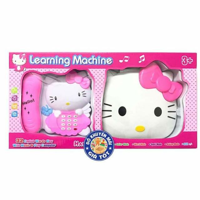 🐱 BỘ ĐỒ CHƠI LAPTOP VÀ ĐIỆN THOẠI BÀN HELLO KITTY (6603E) 🐱