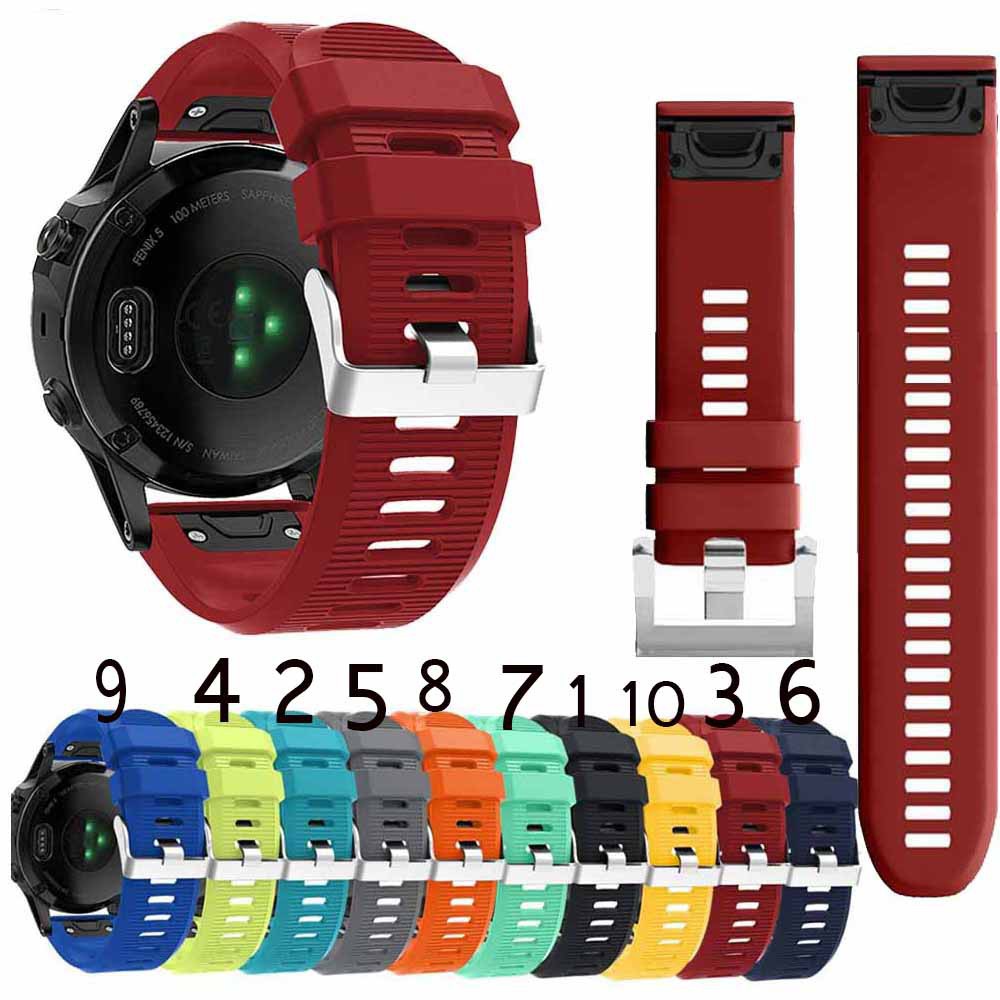 Dây đeo đồng hồ thay thế bằng silicone 26mm Garmin Fenix 5X/Garmin Fenix 3/3 HR Easyfit