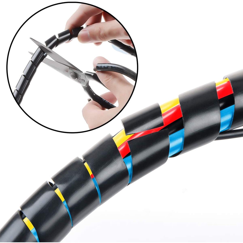 Vỏ Bọc Dây Cáp / Túi Đựng Sắp Xếp Gọn Gàng Linh Hoạt Cho TV / Máy Tính / Máy Tính / Nhà Ở / Văn Phòng