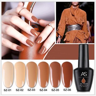 Sơn gel AS set 6 màu nâu sữa SZ