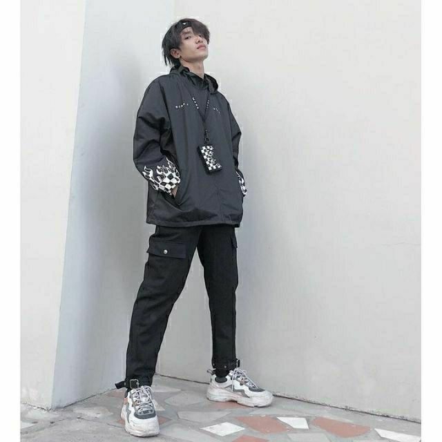 Áo khoác dù Burn it