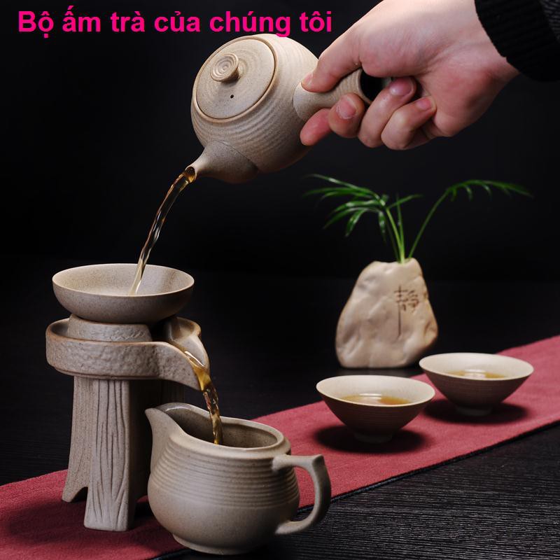 nhà cửa đời sốngbộ lọc trà bằng đá cổ điển đồ gia dụng sáng tạo tự động lười gốm Kung Fu tea